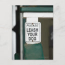 Search for leashed postcards Dog