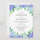 Search for purple hydrangea wedding invitations Botanical