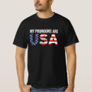 Search for pronouns tshirts Flag