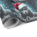 Search for russian christmas wrapping paper Russian blue cat
