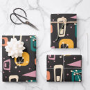 Search for atomic age wrapping paper Retro