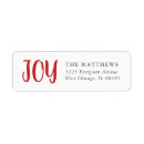Search for joy return address labels Simple