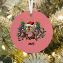 Search for owl decor christmas tree decorations Xmas