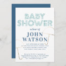 Search for blue white and gold baby shower invitations For her