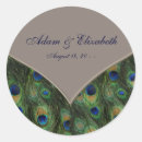 Search for teal peacock wedding stickers Blue