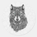 Search for wolf head stickers Wild animals