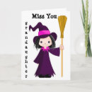 Search for happy granddaughter halloween cards Witch