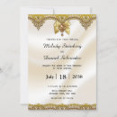 Search for diamonds and pearls wedding invitations Satin