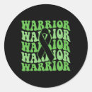 Search for green ribbon awareness stickers Cancer
