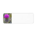 Search for thistles return address labels Purple