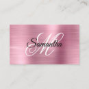 Search for light pink business cards Glam