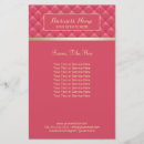 Search for pink pattern flyers Makeup artist