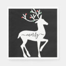 Search for black christmas napkins Merry