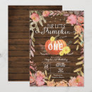 Search for fall pumpkin birthday invitations Autumn