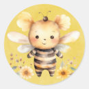 Search for bee on daisy stickers Insect