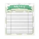 Search for monthly notepads Green