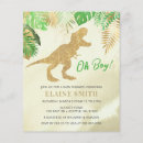 Search for dinosaur 4x5 invitations T rex