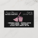 Search for sparkling clean business cards Housekeeper
