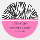 Search for zebra print wedding stickers Black