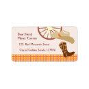 Search for old west return address labels Horse