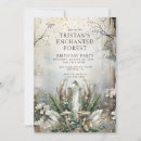 Search for enchanted forest party invitations Magical