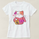 Search for lucky cat tshirts Cute