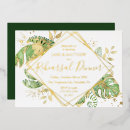 Search for geometric rehearsal dinner invitations Tropical