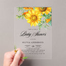 Search for acrylic baby shower invitations Botanical