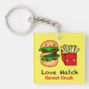 Search for burger and fries key rings Cute