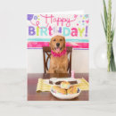 Search for golden retriever puppy birthday cards Funny