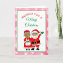 Search for ethnic christmas cards Santa