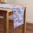 Search for unicorn table runners Rainbow