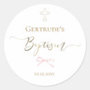 Search for pink baptism stickers Elegant