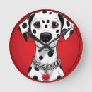 Search for dalmatian dog clocks Animal