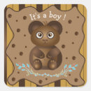 Search for brown polka dot baby shower stickers It's a boy