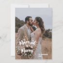Search for married and merry cards Hand lettered