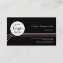Search for black and orange business cards Simple