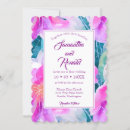 Search for teal and pink wedding invitations Flowers