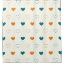 Search for valentines day shower curtains Heart pattern