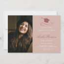 Search for hat graduation invitations Pink