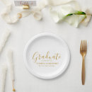 Search for graduation party plates Typography