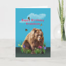 Search for brown bear birthday cards Colourful