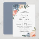 Search for steel blue wedding invitations Floral