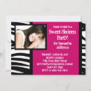 Search for sweet and sassy birthday invitations Chic