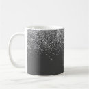 Search for silver grey glitter mugs Girly