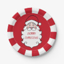 Search for santa claus paper plates Christmas party