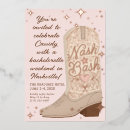 Search for gold foil hens party invitations Cowgirl