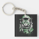 Search for green cat key rings Watercolor