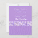 Search for purple zebra invitations Modern