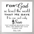 Search for john 3 16 posters Bible verse